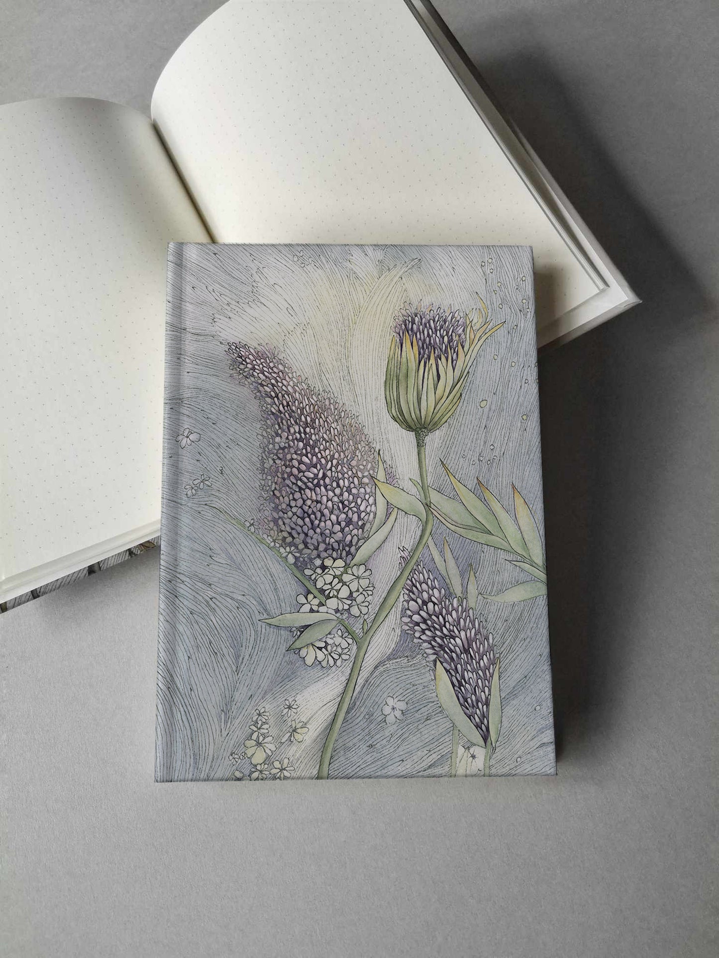 Užrašų knygelė „Žolynai-violetinė“